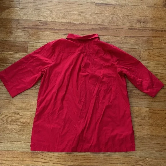 JOAN RIVERS BOYFRIEND 3/4 SLEEVE SHIRT size XL - Picture 2 of 12